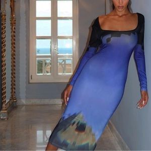 Amy Shehab midi dress
